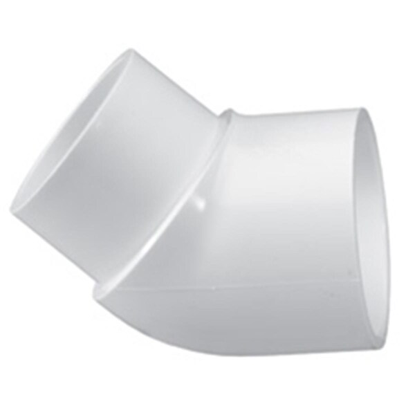 Westlake Pipe & Fittings 2 in. Spigot x Skt 45 deg Elbow Street PV423020 - main